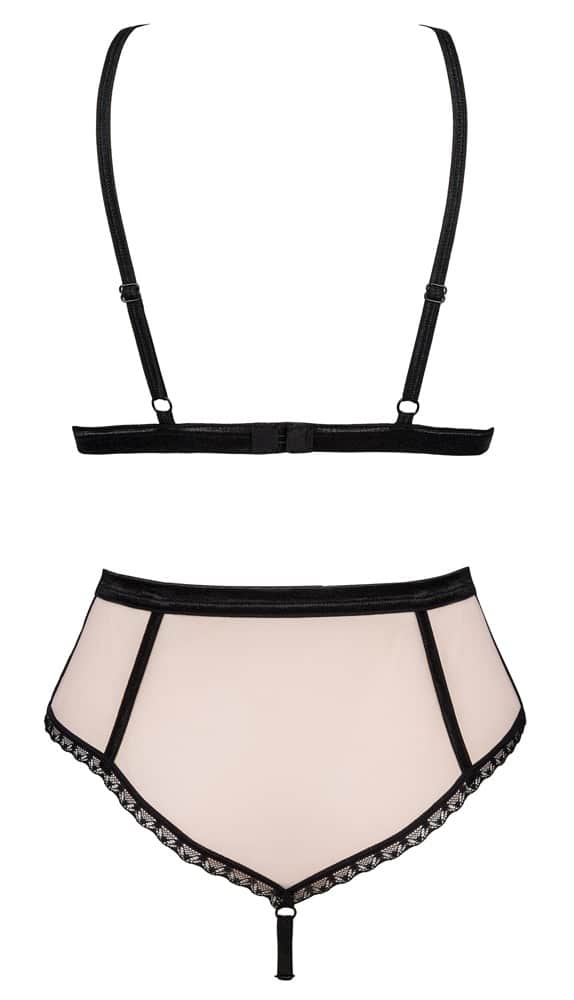 Obsessive Lilines Set - Elegant & raffiniert Rosa/Schwarz S/M Obsessive Lilines Set - Elegant & raffiniert Rosa/Schwarz S/M